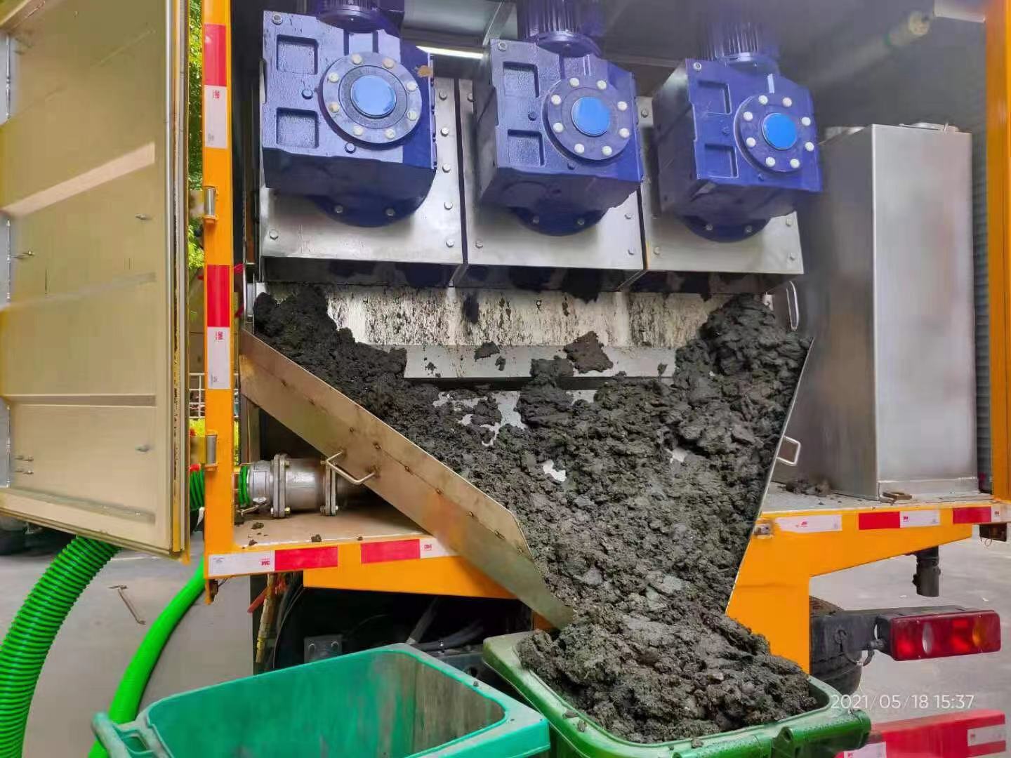 新蔡化粪池清掏城市维护站-泥浆净化干湿分离处理